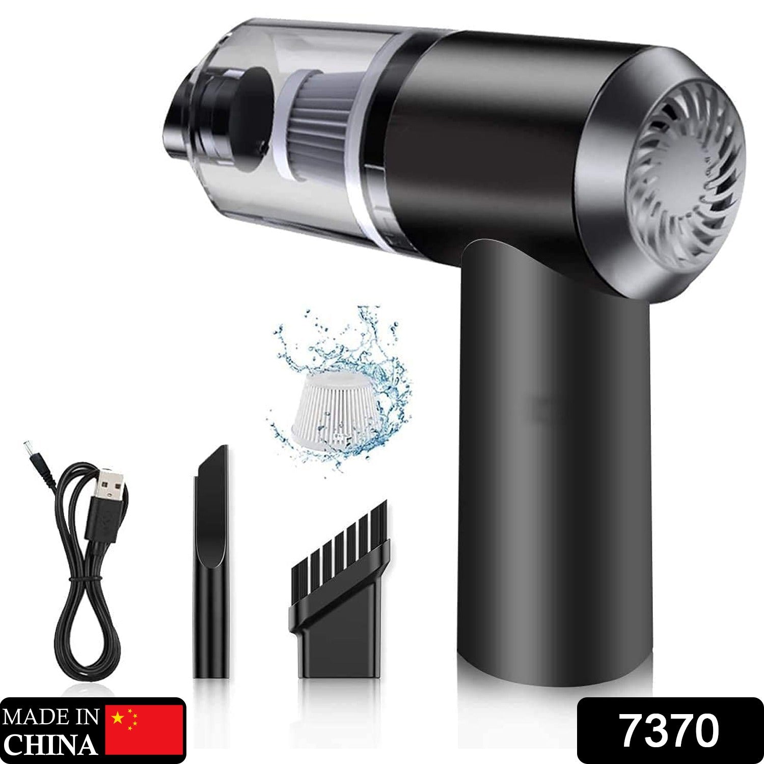 7370 Vacuum Cleaner Dust Collection 2 in 1 Car Vacuum Cleaner 120W High-Power Handheld Wireless Vacuum Cleaner Home Car Dual-use Portable USB Rechargeable 7370 Vacuum Cleaner Dust Collection 2 in 1 Car Vacuum Cleaner 120W High-Power Handheld Wireless Vacuum Cleaner Home Car Dual-use Portable USB Rechargeable